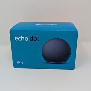 Amazon Echo Dot Latest 5th Gen Smart Speaker with Alexa Deep Sea Blue - NEW